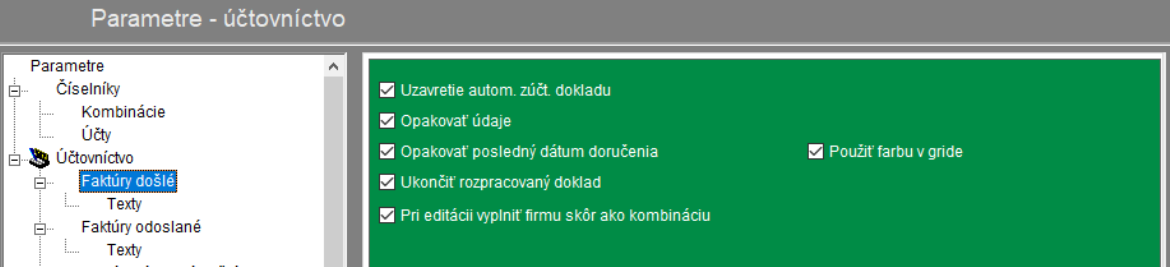 Predpĺňanie údajov v Knihe došlých fáktúr (KDF) a v Knihe vyšlých faktúr (KOF)